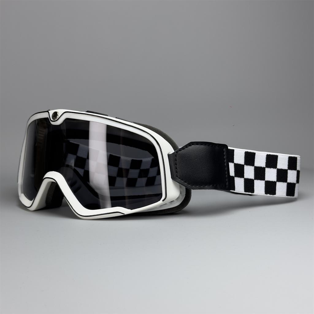 Ретро очки для езды на мотоцикле Cafe Racing Motorcycle MX ATV Classic Ветрозащитные очки Солнцезащитные очки для бездорожья Очки для катания на лыжах Уличные очки унисекс