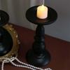 Iron Art Vintage Candlestick Black Candle Cup Candle Containers Candelabra  Wedding Party Birthday