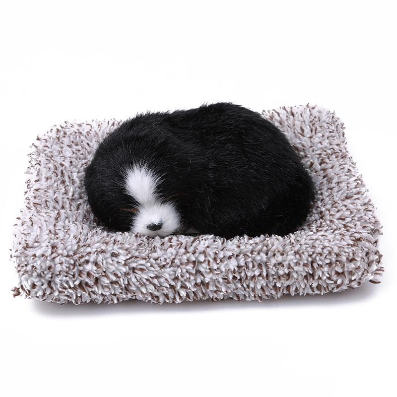 Car Stuffed Toys Lovely Simulation Animal Labrador/Husky Doll Plush Sleeping Dogs Toy Kids Car Decorations Birthday Gift