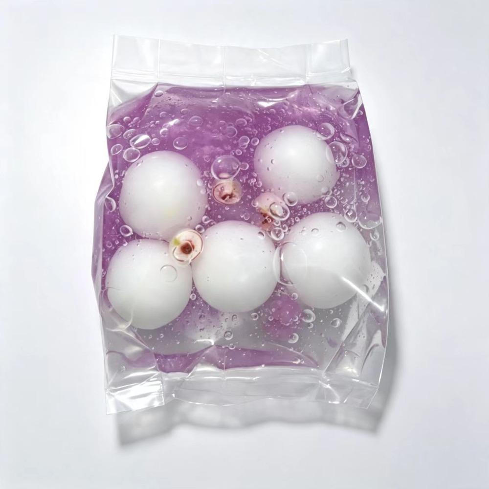 Fruit Color Crunchy Squishy Bag Handmade Sensory Dumpling Squishy Crispy Handmade Ball Desk Decor