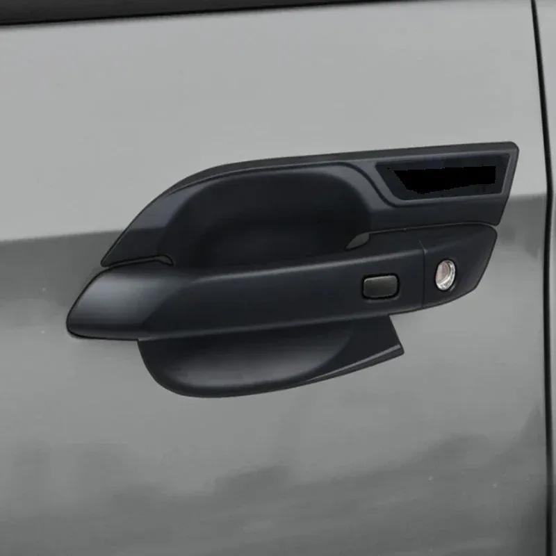 LHD RHD For Isuzu MU-X MU X 2024 ABS carbonfiber Side Door Handle Cover Trim Door Bowl Sticker Protector Accessories