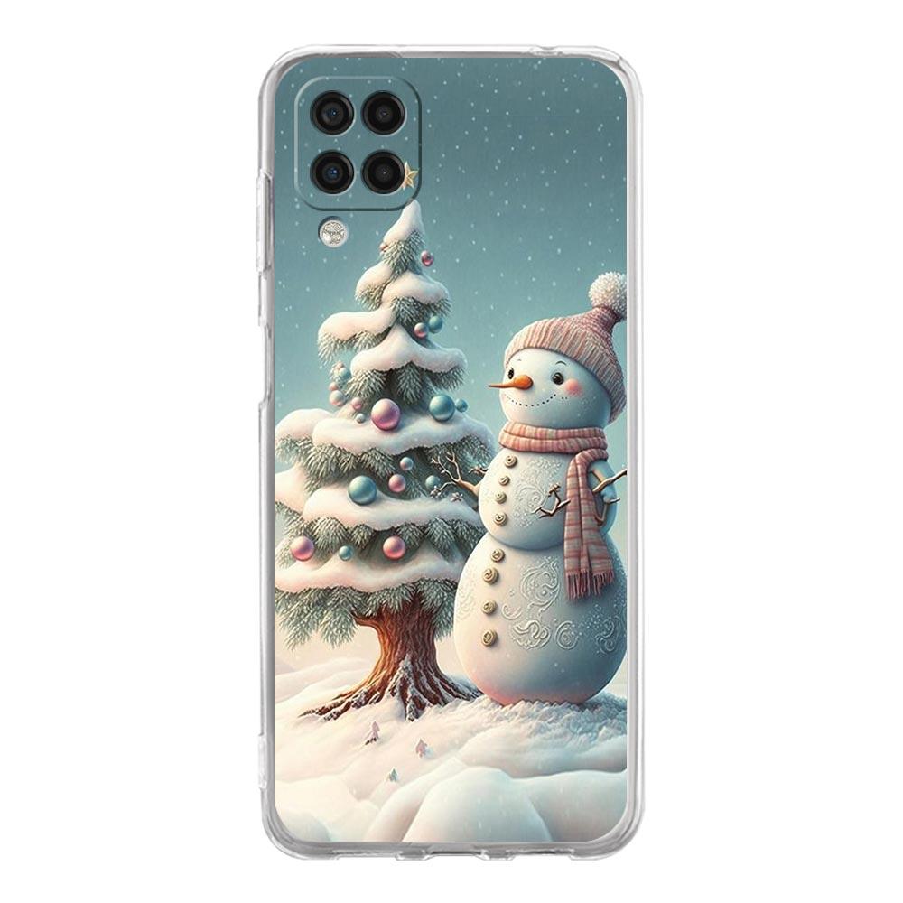 Чехол для Samsung A54 A52 A50 A70 A10 A30 A40 A20S A20E A02S A12 A14 A22 A24 A42 A34 A32 5G A04s Чехол с рождественской графикой