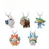 Оригинальные гашапон игрушки Bandai Yo-kai Watch ДЖИБАНЯН Милый Ограниченная серия Фигурка-брелок Подвески для телефона