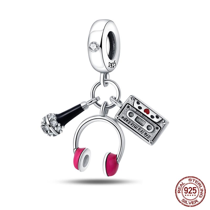 Оригинальные бусины-шармы серии Magic Color Chameleon Luminous из стерлингового серебра 925 пробы, подходящие для браслета, сделай сам, ювелирные изделия, подарки