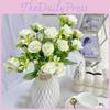 Realistic Rose Fake Flowers For Wedding Event Decor And Photography Props In Multiple Colors
