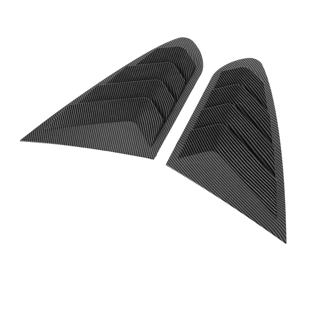 P of Rear Side Window Louver Cover Left Right Rear Window Vent Scoop Shades Cover for 4 Series F36 2014-2020