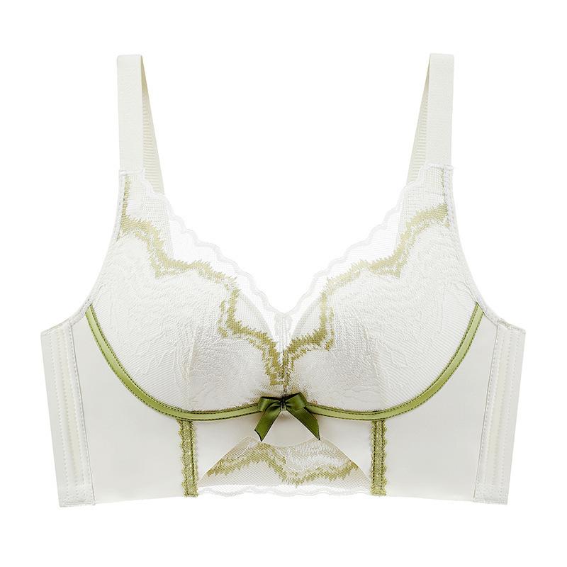 Collect Vice Breasts Бюстгальтер со сборками против провисания Тонкая секция без стального кольца Регулируемый бюстгальтер