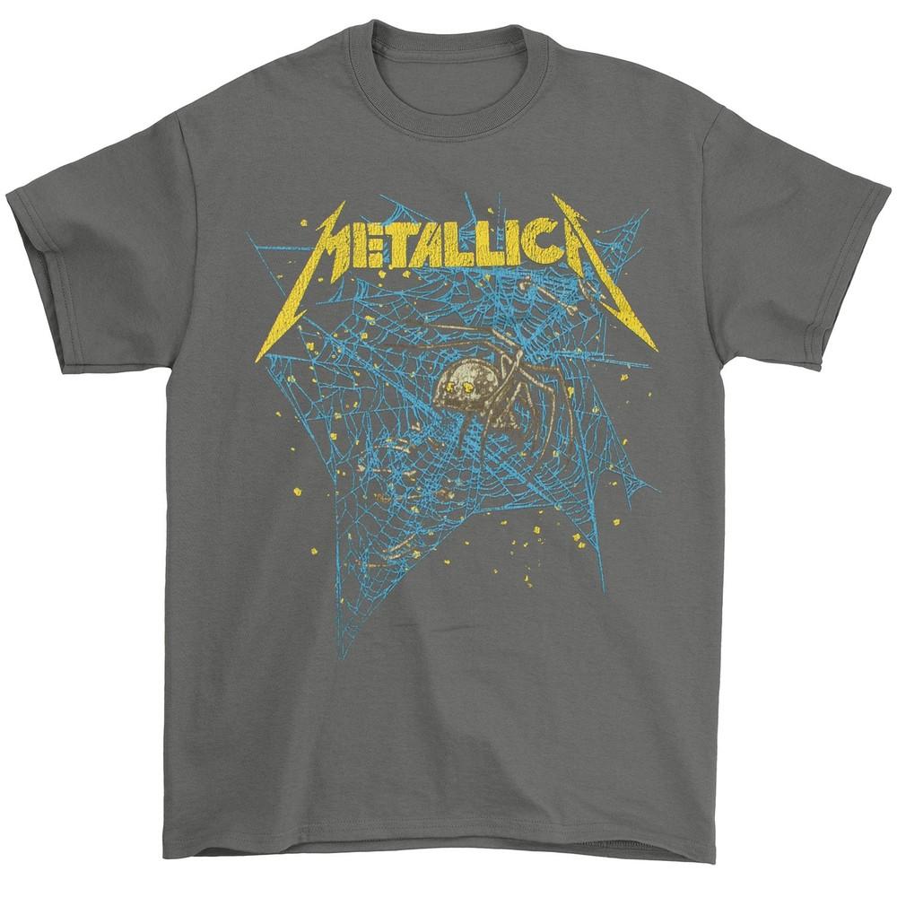 Мужская футболка Metallica Spider Черная