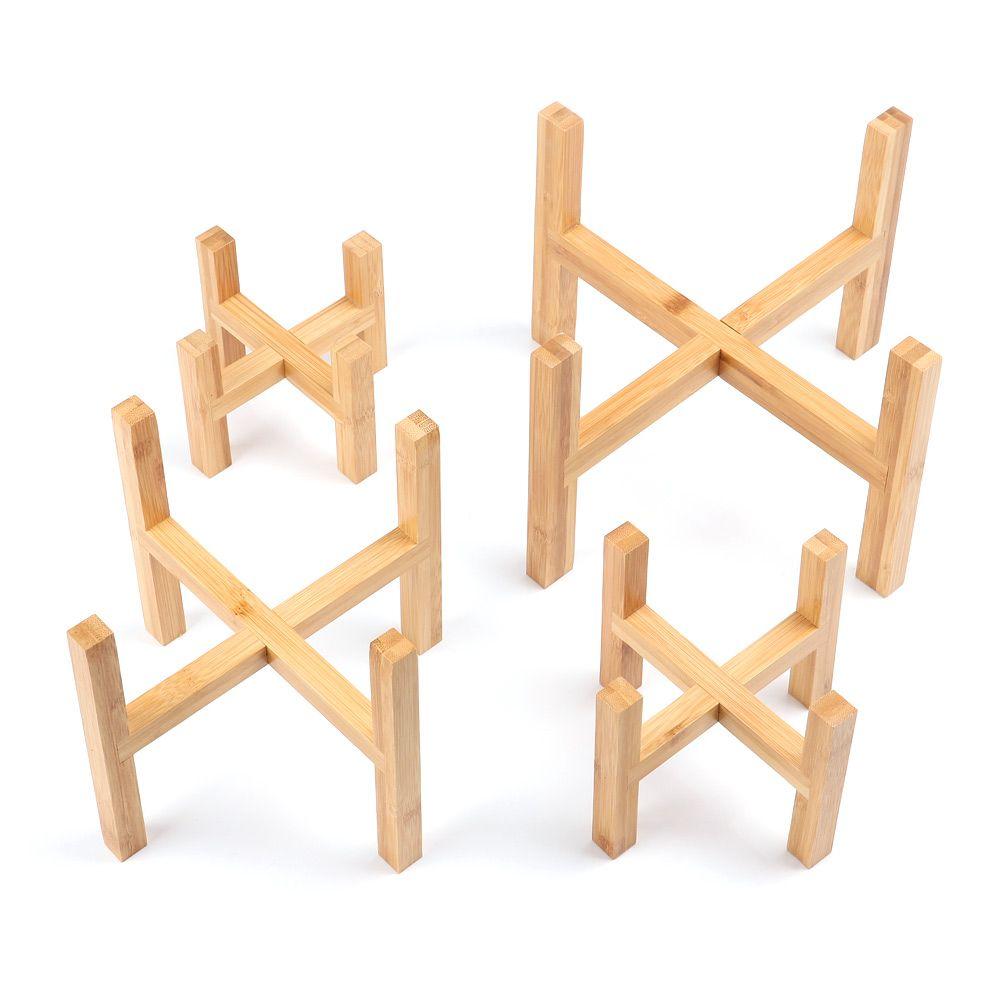 Декоративная подставка для бонсай для дома и улицы, подставка для демонстрации, основа для цветочного горшка, деревянная подставка для цветочного горшка, напольная