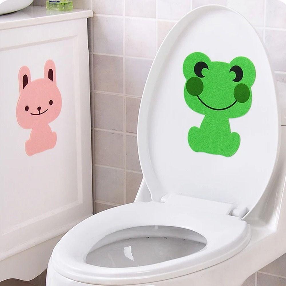 Self adhesive Toilet Deodorant Stickers Cartoon Animal Rose Lemon Jasmine Fragrant Toilet Remove Odor Stickers Plush Paper
