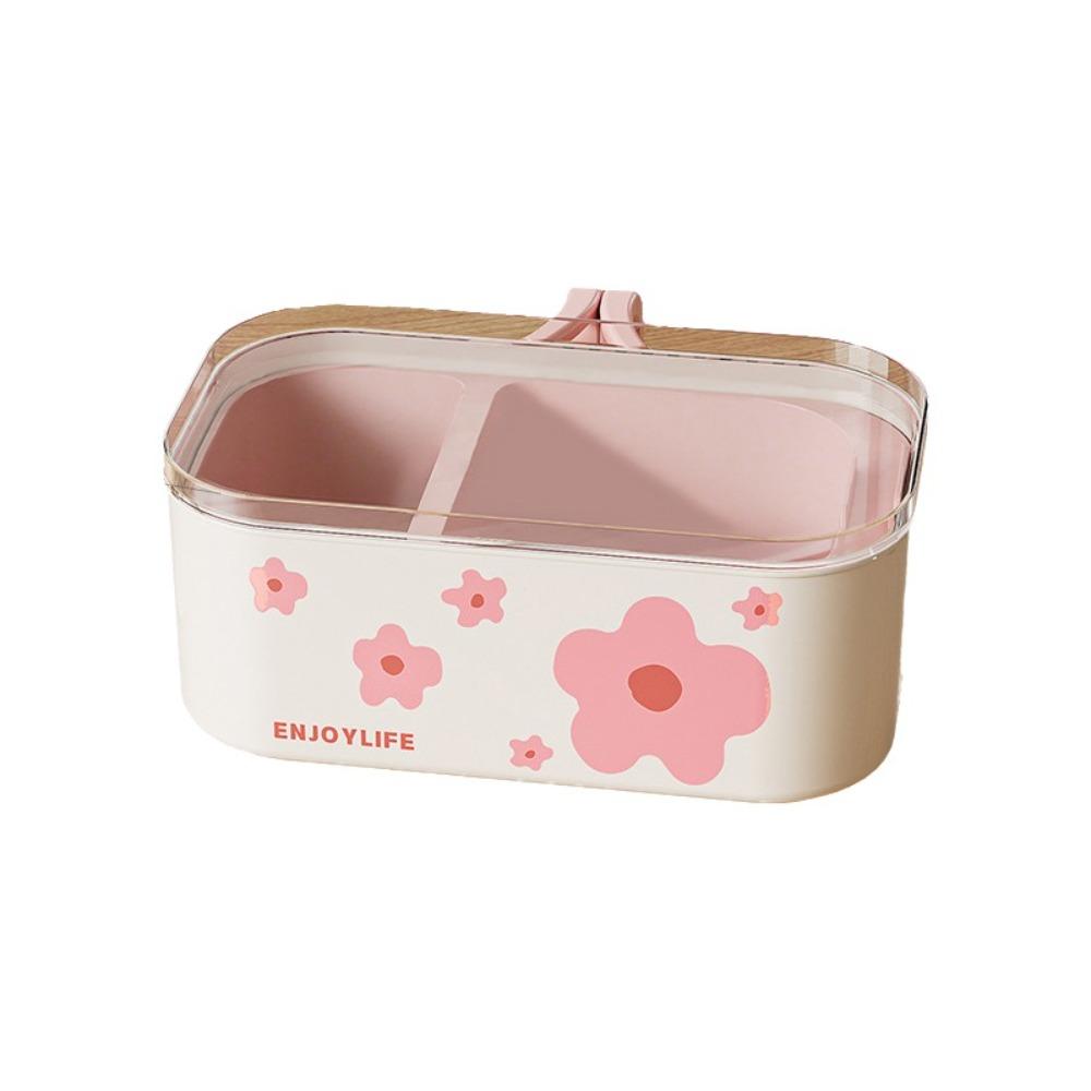 Double-Layered Fruit Storage Box Space-Saving Stackable Nut Snack Box Plastic Thickened Draining Basket Living Room