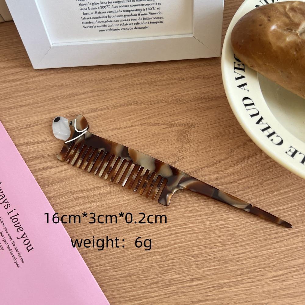 Tulip Acetate Comb Cartoon Hairdressing Combs Hair Care Makeup Comb  Household