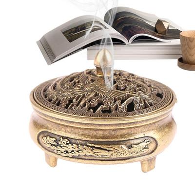 Китайская мини-подставка для благовоний, горшок, настольное украшение, декоративный, ручной работы, компактный держатель для конусов благовоний для гостиной, прочный