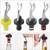 4Pcs Silicone Wine Stoppers Manual Press Vacuum Wine Bottle Caps Airtight Leak-Proof Sealer Plug For Wine Bottles