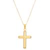 2026 Простое ожерелье с подвеской в виде креста Гидравлическая нержавеющая сталь Мужское и женское одинаковое ожерелье Позолоченное 18k Золото Ювелирные изделия Оптом