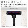 Hitachi Vacuum Cleaner Rakukaru Stick Cordless Stick Cleaner K Black Made In Japan Strong Power Lightweight PV-BL1A2 Self-propelled