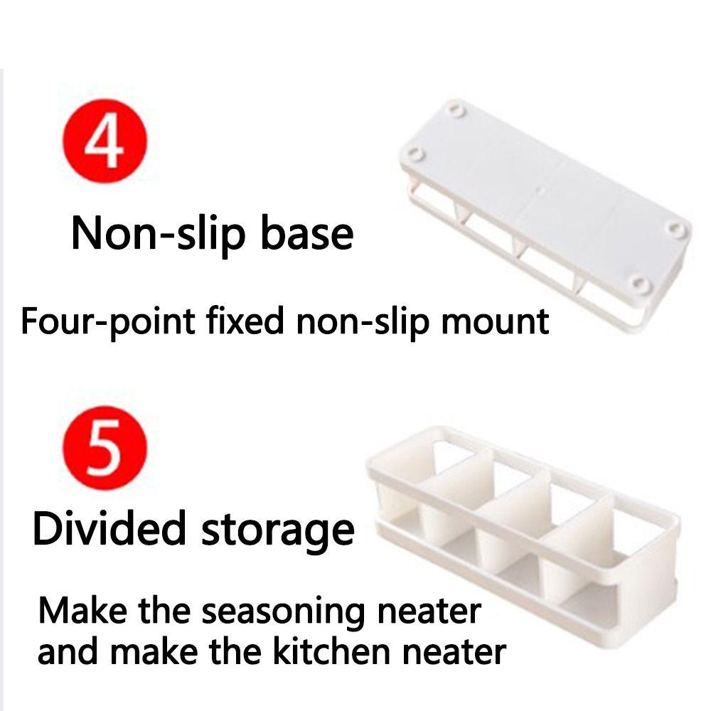 4 шт./набор Пластиковые баночки для специй Раздвижные Без БФА Контейнер для хранения специй с крышкой Четырехсекционная банка для хранения Набор коробок для приправ