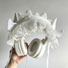 Ribbon Bowknot Cosplay Headdress Lace Hair Band New Lolita Wing Angel Headband  Hair Accessories