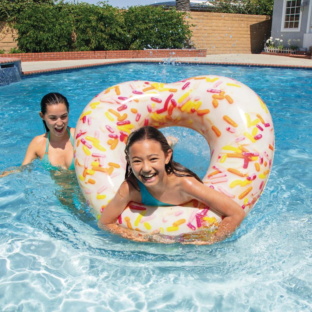 INTEX Float Tube Sprinkle Donut Heart Tube 94 x 89 x 25 см Японский 56253 [Оригинальный продукт]