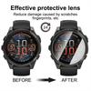 Закаленное стекло HD для Garmin Fenix 8 43/47/51 мм с солнечным AMOLED-экраном, Защитное стекло, Легко устанавливается, Антицарапающая пленка для Forerunner955 255 165 S70