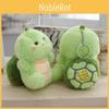Delightful Plush Turtle Bag Charm Keychain Stuffed Animal In Vibrant Green