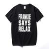 Мужская одежда 2025 Frankie Says Relax Футболка Мужская День Рождения Ретро 80-х Костюм Подарок Короткий Рукав Футболка Camisetas Футболка