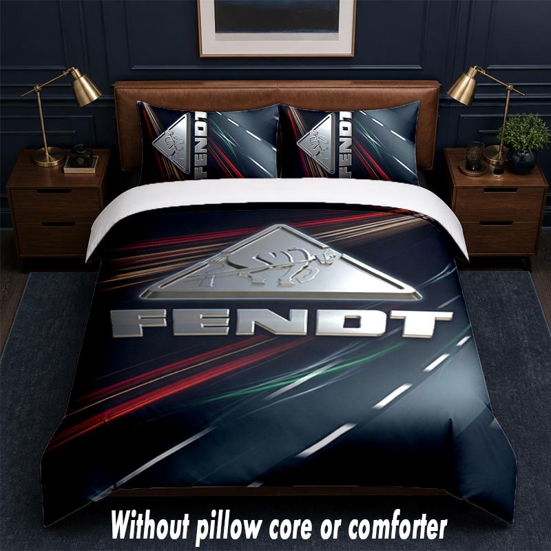 Fendt Design Bed Bedding Set 1 Duvet Cover + 2 Pillowcases Soft Breathable Household Bed Linens