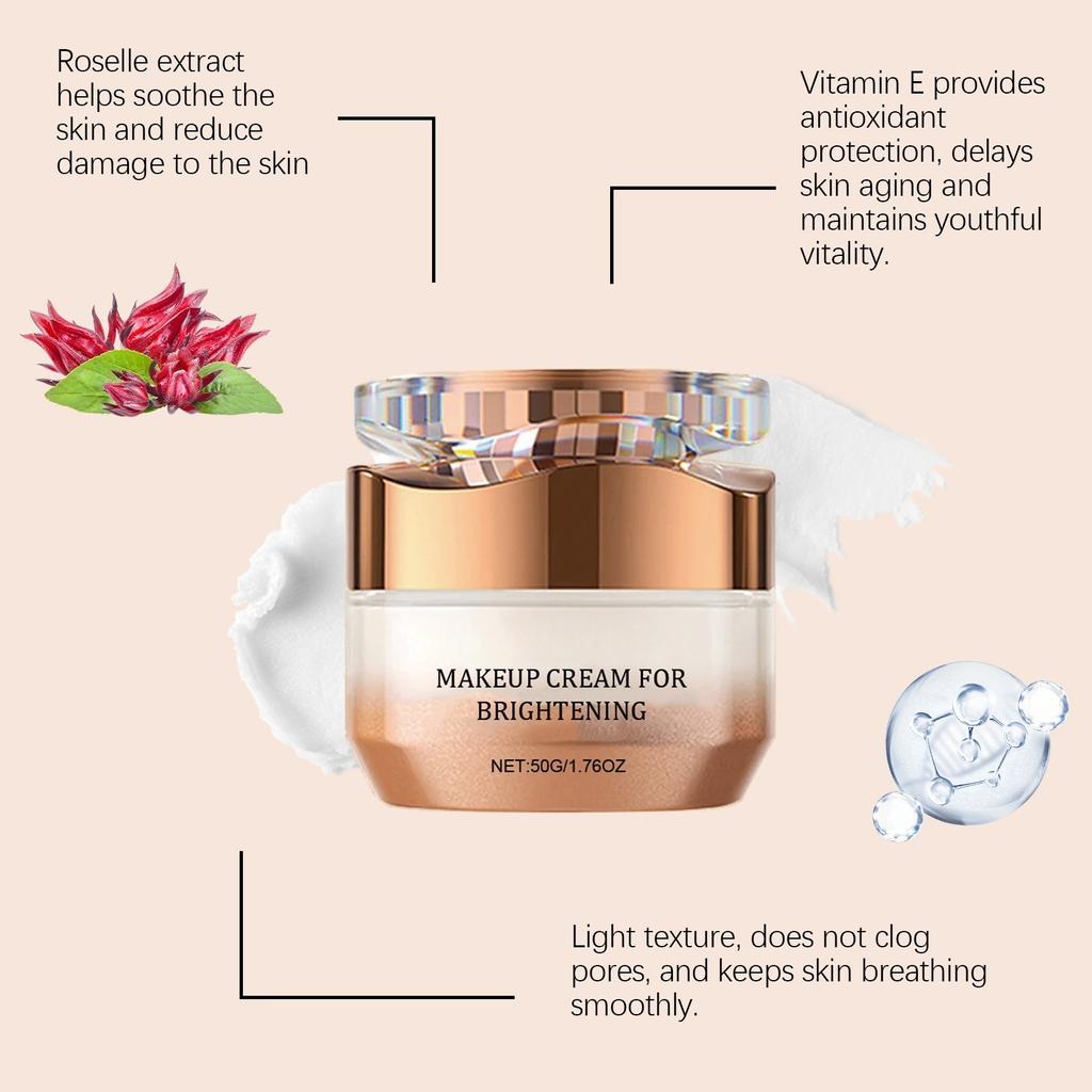 Натуральный крем для женщин с ниацинамидом для равномерного увлажнения и осветления кожи