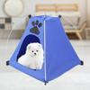 Detachable Cats Cooling Tent for Indoor Outdoor Cats Play House Shelter Tent with Cushions Dog Cats Sleep Tent for Camping