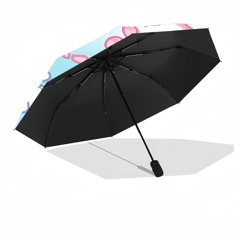 1pc Hello Kitty & Friends Automatic Opening/Closing Umbrella with Foldable Design, Iron Frame, Outdoor Use, Festival Gift for Fans, Travelers, Daily U
