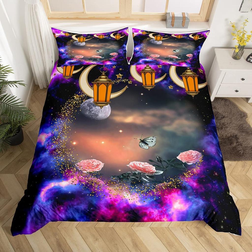 Пододеяльник с бабочками и цветами, комплект постельного белья с изображением животных и девочек, романтический комплект постельного белья с изображением садовых цветов из микрофибры