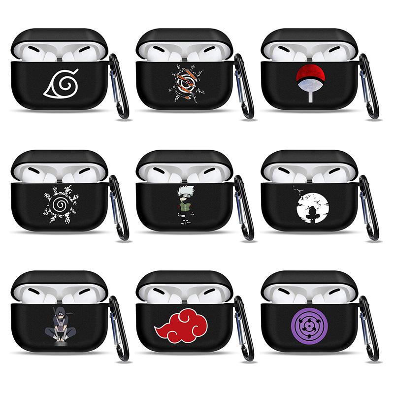 Чехол для наушников Naruto для Apple Airpods 1 2 3 Pro 2 Мягкий аниме-чехол для защиты Bluetooth-наушников Air Pods Pro
