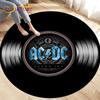 Classical Music Vinyl Record Round Rug,Carpets for Living Room Chair Decoration,Children's Play Crawling Soft Non-slip Floor Mat