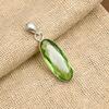 Зеленый аметист, драгоценный камень, ювелирные изделия ручной работы из стерлингового серебра 925 пробы, прекрасный кулон для женщин