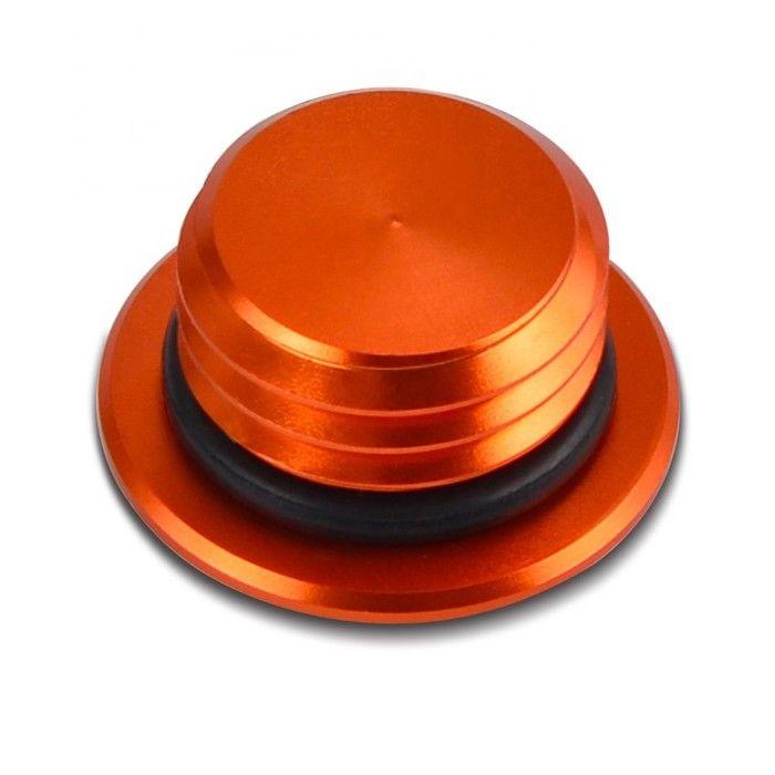 CNC Bouchon d'huile moteur pour Motocross, Enduro 14-23 visser orange