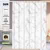 Waterproof Marble Print PEVA Shower Curtain - Moisture-Proof, Thickened Bathroom Partition