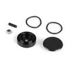 Universal Fit All Vehicle Car Rear Wiperless Kit Wiper Cap Filling Cap (40mm Black)