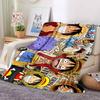 One Piece Flannel Blanket Throw Blanket Soft Warm Sofa Bed Camping home Decor Unique Christmas Gift C926841