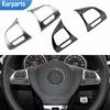 Car Steering Wheel Panel TRIM Cover FOR VW GOLF MK6 PASSAT B7 CC EOS TIGUAN JETTA TOURAN SHARAN CADDY STICKER MOLDING GARNISH