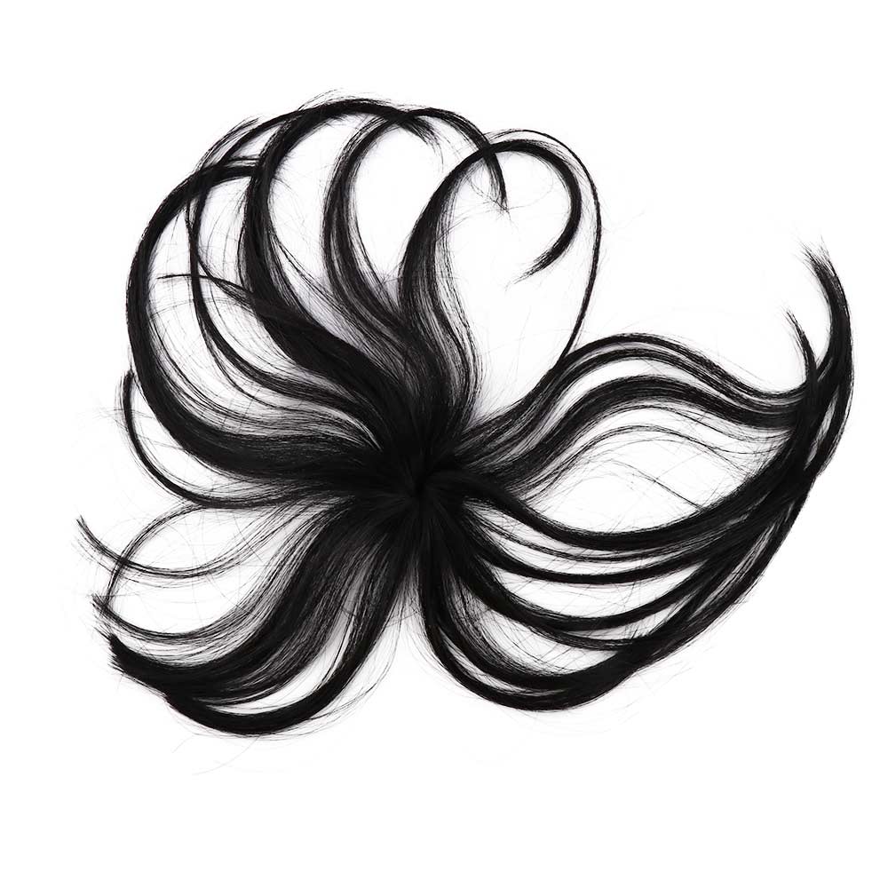 Women Synthetic Hair Neat Topper Invisible Fringe Front Wigs Wig Fake Hair Bangs Air Bangs