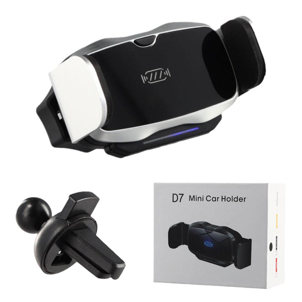 Автомобильный электрический держатель для телефона Металлический индукционный автоматический держатель-подставка для навигации Крепление на воздуховод Подставка для телефона