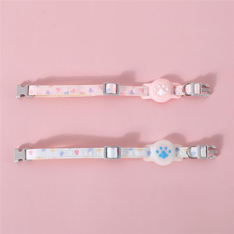 Pet Collar Cat Airtag Silicone Paw Case Anti-Lost Tracking Collar Cat Accessorie