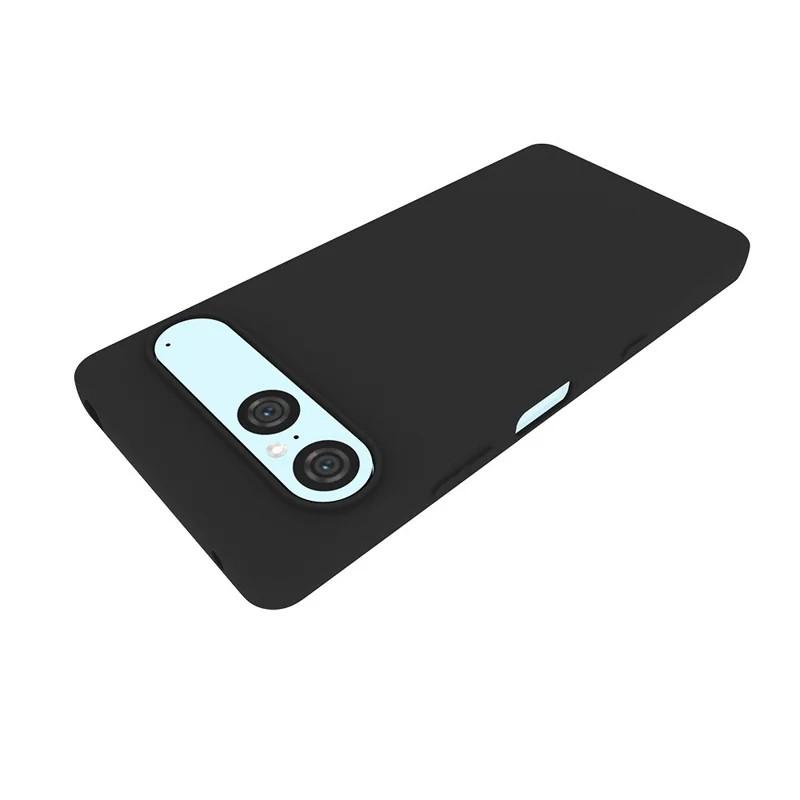 Для Sony Xperia 10 VII Чехол из ТПУ WANLONFENG Серия MS Матовая задняя крышка с закаленным стеклом (Объектив с большим отверстием)