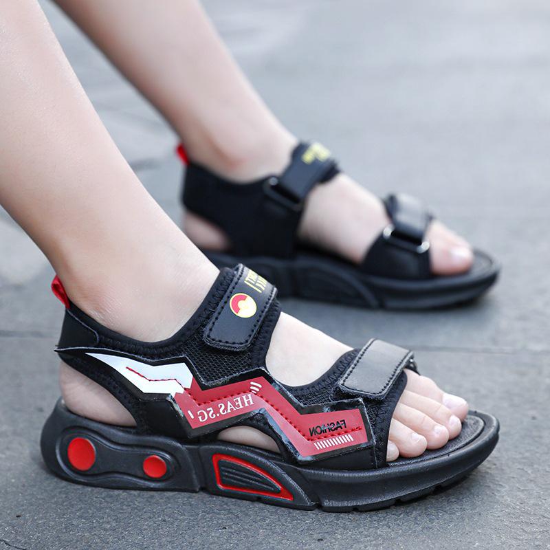 Summer 2025 Boys' Non-slip Sports Sandals: Soft Sole, Lightweight Beach Flip-flops for Kids