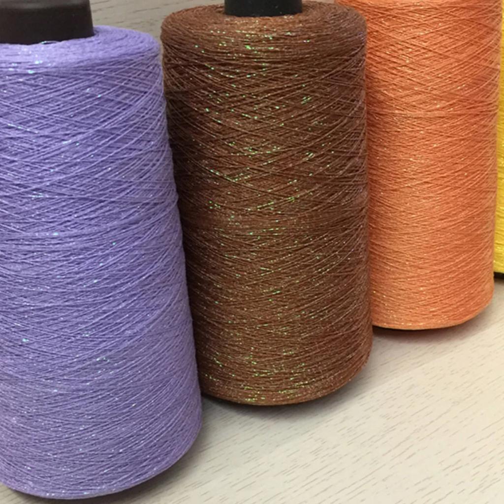 250 г Красивая блестящая льняная пряжа золотого и серебряного цвета для ручного вязания крючком, тонкая швейная нить для летнего кардигана, накидки