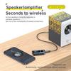 4 in 1 Bluetooth 5.4 Audio Receiver Transmitter 3.5MM AUX TF Card Stereo Music LED Display Wireless Adapter With Mic For Car TV