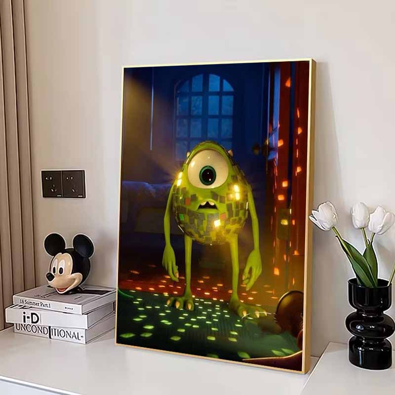 Disney Алмазная живопись Майк Вазовски Световое шоу Диско 5D Алмазная живопись Искусство Вышивка Крестиком Украшение комнаты