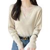 Bottom Shirt Women's Autumn and Winter Inner Knit Skin-friendly Soft Sweater Long Sleeve Top