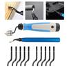 Ручной инструмент для снятия заусенцев Комплект Сверло-зенковка со сменными лезвиями для дерева, пластика, алюминия Инструмент для удаления заусенцев