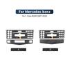 Real Soft Carbon Fiber Sticker for Mercedes Benz W204 2007 2008 2009 2010 Central AC CD Control Panel Interior Trim Accessories.